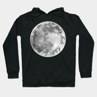 Black in the moonlight Hoodie